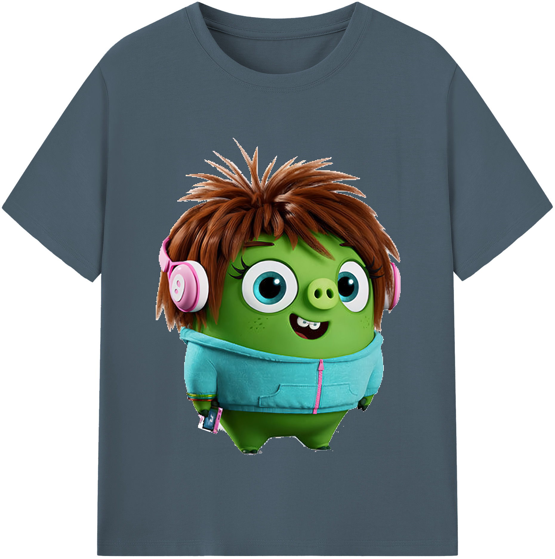 （画像用） Angry Birds アングリーバード 綿100％半袖Tシャツ（フロントプリント）